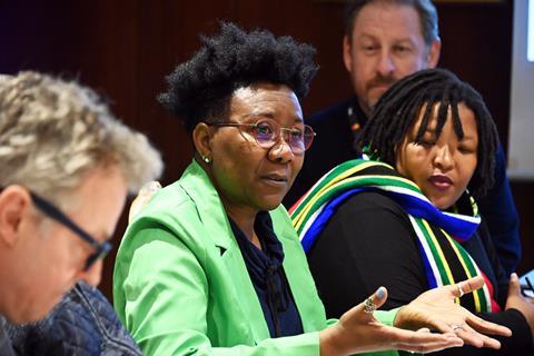 Ebele Okoye and Yolanda Ncokotwana